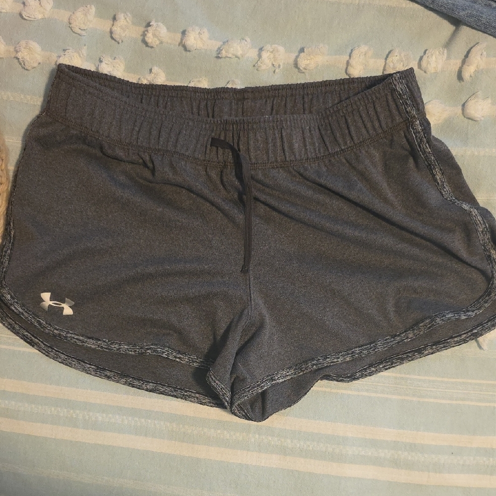 Under Armour Dark Gray Women's Athletic Running Shorts